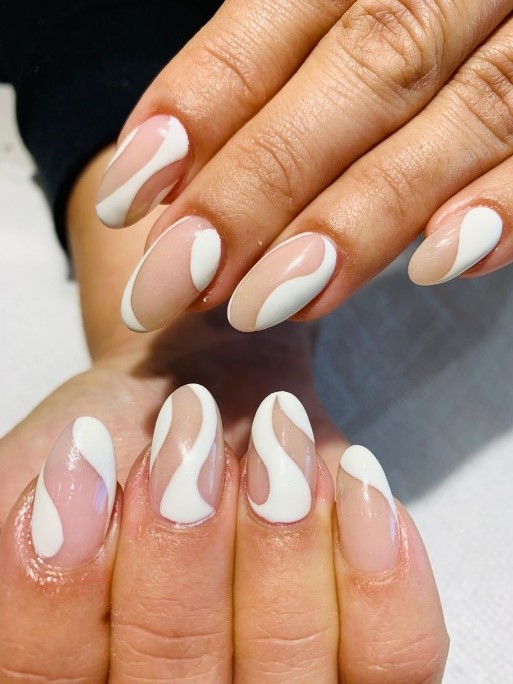 Rank 1 in Latest Nail Trends - Negative Space Nails