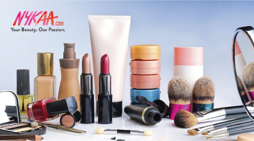 Nykaa Cosmetics ranks 7th among the top 10 Makeup brands